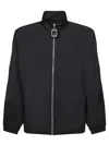 Jw Anderson Essential Zip-up Windbreaker Jacket In Black