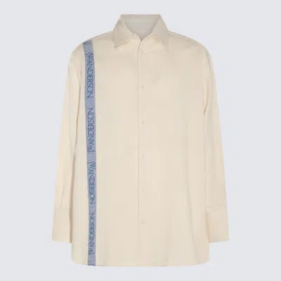 Jw Anderson J.w. Anderson Off White Cotton Shirt In Off-white