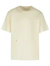 Jw Anderson Off-white Cotton T-shirt In White
