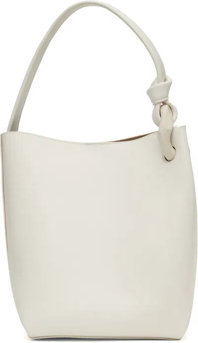 Jw Anderson Off-white Jwa Corner Bucket Tote In 002 Off-white