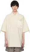 Jw Anderson Off-white Quilted Pocket Polo In 006