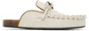 Jw Anderson Off-white Ruffle Slip-on Loafers In 002