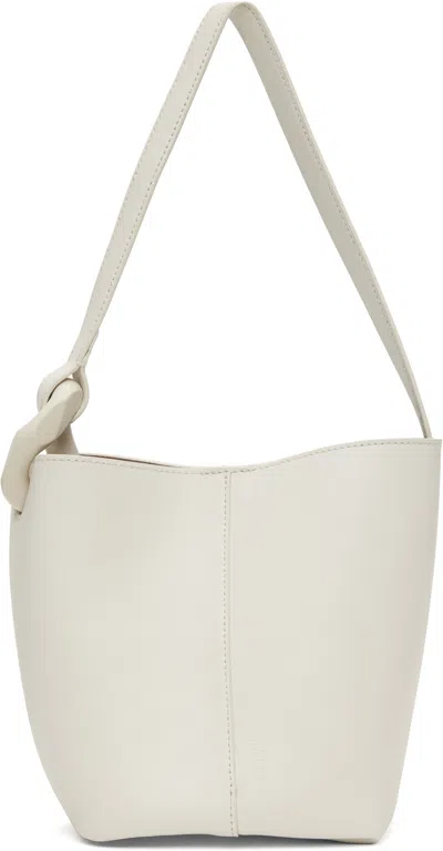 Jw Anderson Off-white Small Jwa Corner Bucket Tote In 002 Off-white