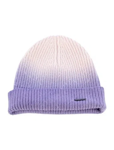 Pre-owned Jw Anderson Ombré Merino Wool Beanie In Multi