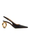 Jw Anderson Open-heeled High Heels In Black
