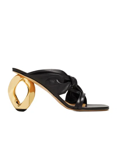 Jw Anderson Open-toed High-heeled Sandals In Black