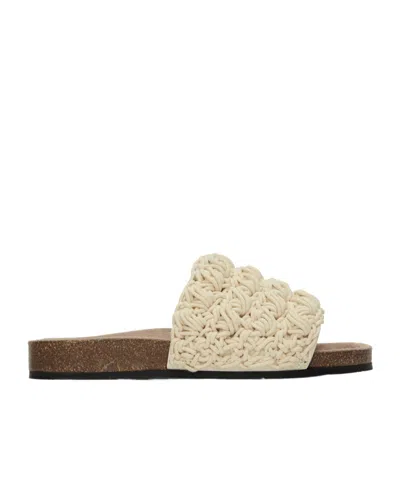 Jw Anderson Popcorn Pantoletten In Nude