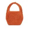 JW ANDERSON J.W. ANDERSON ORANGE COTTON POPCORN BASKET TOTE BAG