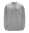 Jw Anderson Gradient Sweatshirt With Logo Embroidered In Grey