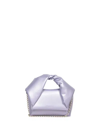 Jw Anderson Twister Small Lilac Bag In Purple