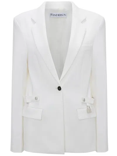Jw Anderson Outerwear In White