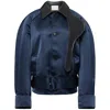 Jw Anderson Rounded Jacket In Blue