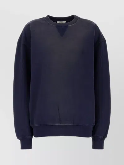 Jw Anderson Oversize Cotton Crew Neck Sweatshirt