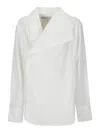 Jw Anderson J.w.anderson Women Asymmetric Shirt In White