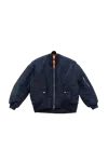 Jw Anderson Curved Hem Oversize Bomber Jacket