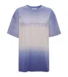 Jw Anderson Gradient T-shirt In Purple