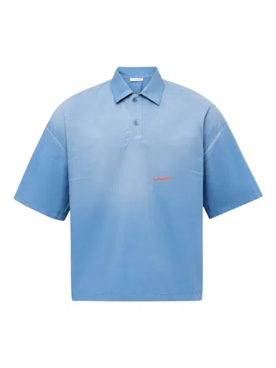 JW ANDERSON OVERSIZED LOGO POLO SHIRT