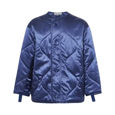Pre-owned Jw Anderson Oversized Quilted Jacket 'blue' | Men's Size L