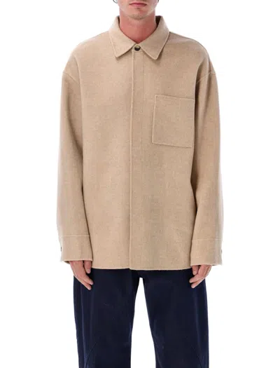 JW ANDERSON JW ANDERSON OVERSIZED WOOL SHIRT JACKET