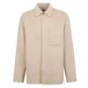 Jw Anderson J. W. Anderson Relaxed Fit Jacket With Classic Collar In Neutral