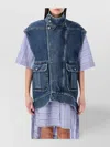 Jw Anderson High-neck Denim Gilet