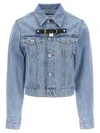 Jw Anderson J.w.anderson 'padlock Strap Trucker' Jacket In Blue