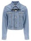 Jw Anderson J.w.anderson 'padlock Strap Trucker' Jacket In Blue