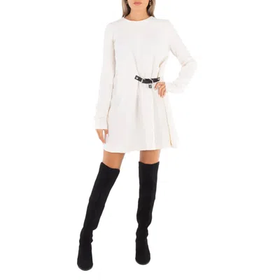 Jw Anderson Padlock Wrap Dress In White