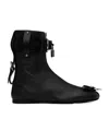 Jw Anderson Padlock Ankle Boots In Black