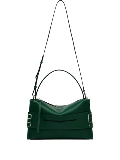 Jw Anderson Panel Messenger Bag In Green
