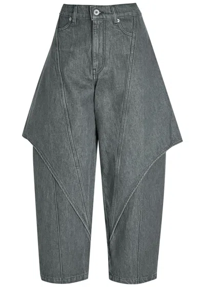 JW ANDERSON JW ANDERSON PANELLED BARREL-LEG JEANS