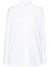 Jw Anderson Ring Detail Roll Shirt In White