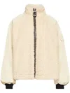 Jw Anderson Colour Block Fleece Track Top In Nude