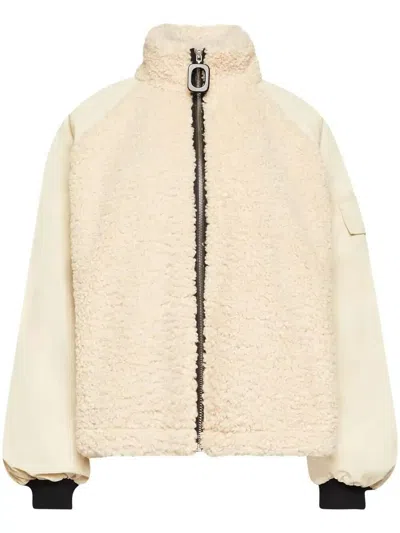 JW ANDERSON PANELLED FLEECE JACKET - WOMEN'S - ACRYLIC/POLYESTER