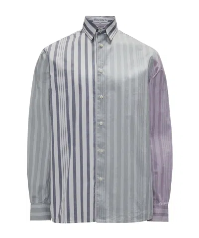 JW ANDERSON JW ANDERSON STRIPED PATCHWORK SHIRT