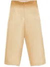 Jw Anderson J. W. Anderson Pinch Seam Garment Dye Trousers In Brown