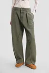 Jw Anderson J. W. Anderson Twisted Seam Trousers In Green