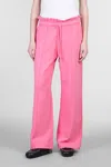 Jw Anderson Pants In Rose-pink Cotton