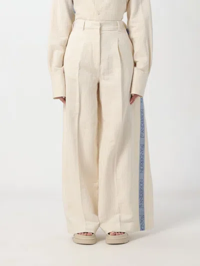 Jw Anderson Trousers  Woman In Beige