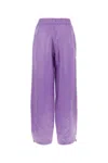 Jw Anderson Light Purple Viscose And Acetate Pant In Purple