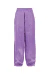 Jw Anderson Light Purple Viscose And Acetate Pant In Purple