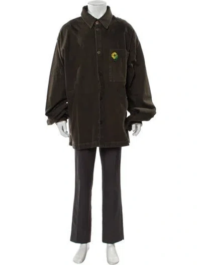 Pre-owned Jw Anderson Parka In Green