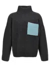 Jw Anderson High-neck Drop-shoulder Jumper