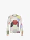 Jw Anderson J. W. Anderson Multicolored Panel Knit Top In White