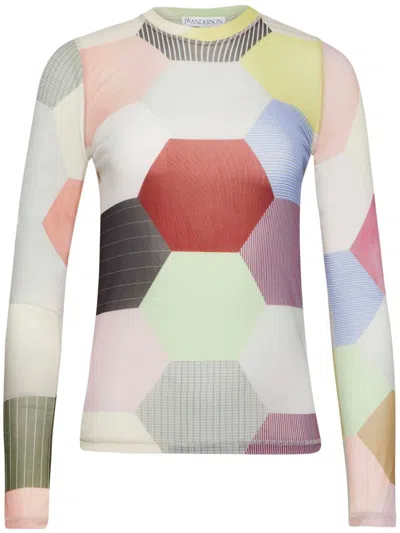 Jw Anderson J. W. Anderson Multicolored Panel Knit Top