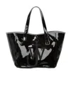 Jw Anderson Belt Tote - Coated Denim Tote Bag