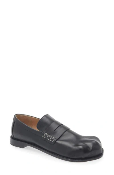 Jw Anderson Paw Penny Loafer In Black