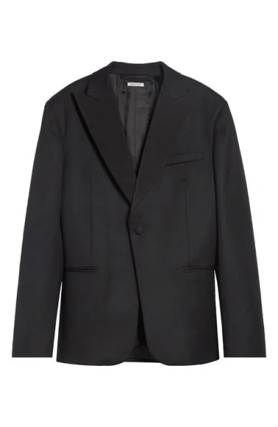 Jw Anderson Peak Lapel Black Wool Tuxedo Jacket
