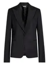 Jw Anderson Peak-lapel Single-button Blazer In Black