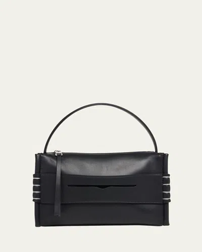 Jw Anderson Penny Loafer Leather Crossbody Bag In Black